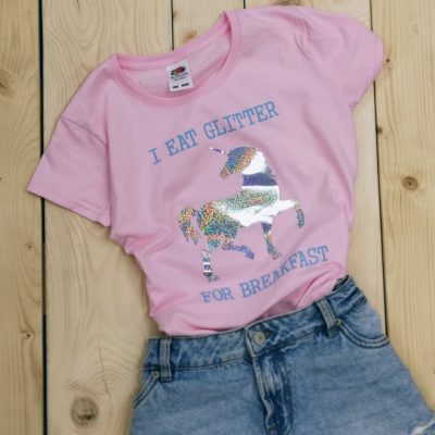 I eat glitter for breakfast t-shirt