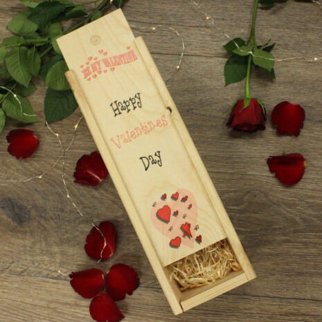 Be my valentine wine box