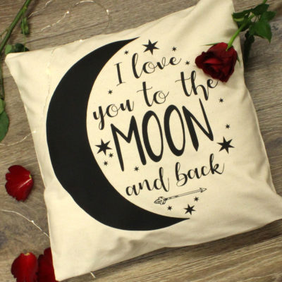 I Love You To The Moon And Back Cushion