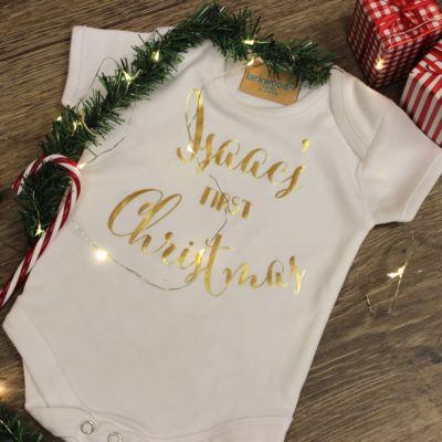 Named First Christmas Bodysuit