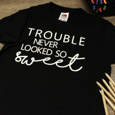 Trouble Never Looked So Sweet T-shirt