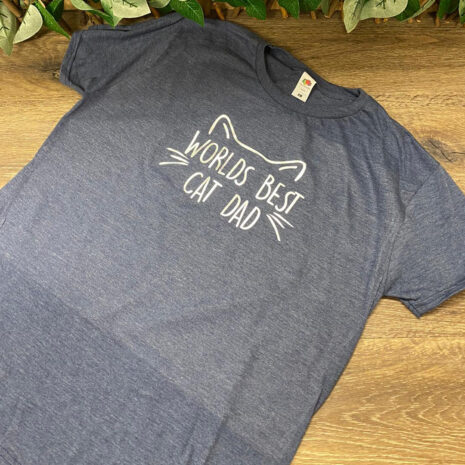 Worlds Best Cat Dad T-shirt fmbranding gifts