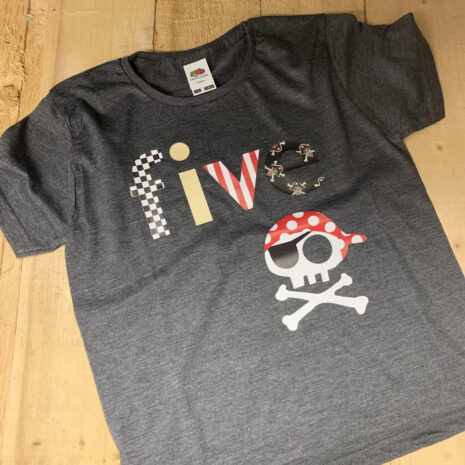 fifth birthday pirate t-shirt fmbranding gifts