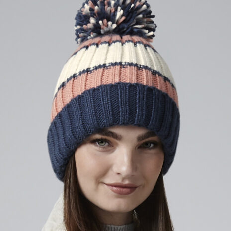 Hygge Striped Beanie